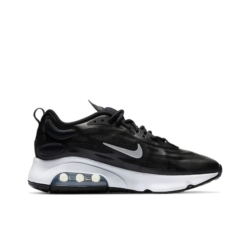 Nike Air Max Exosense Black White Metallic Silver Women's-1