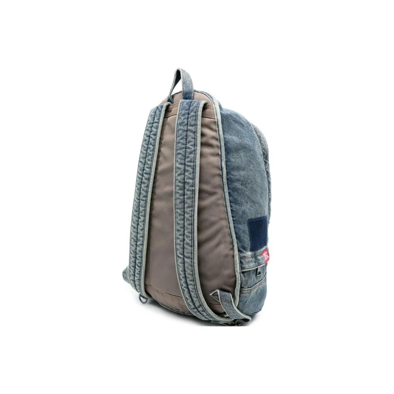 DIESEL Polyester Backpack Men's Blue-3