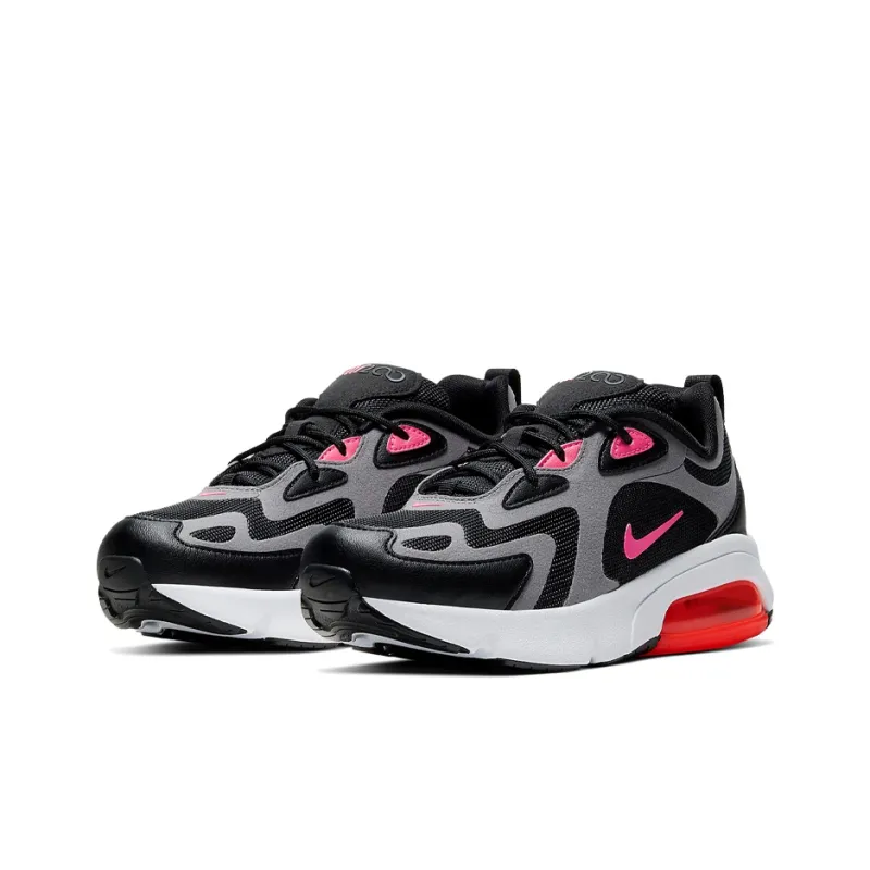 Nike Air Max 200 Black Hot Punch GS-2