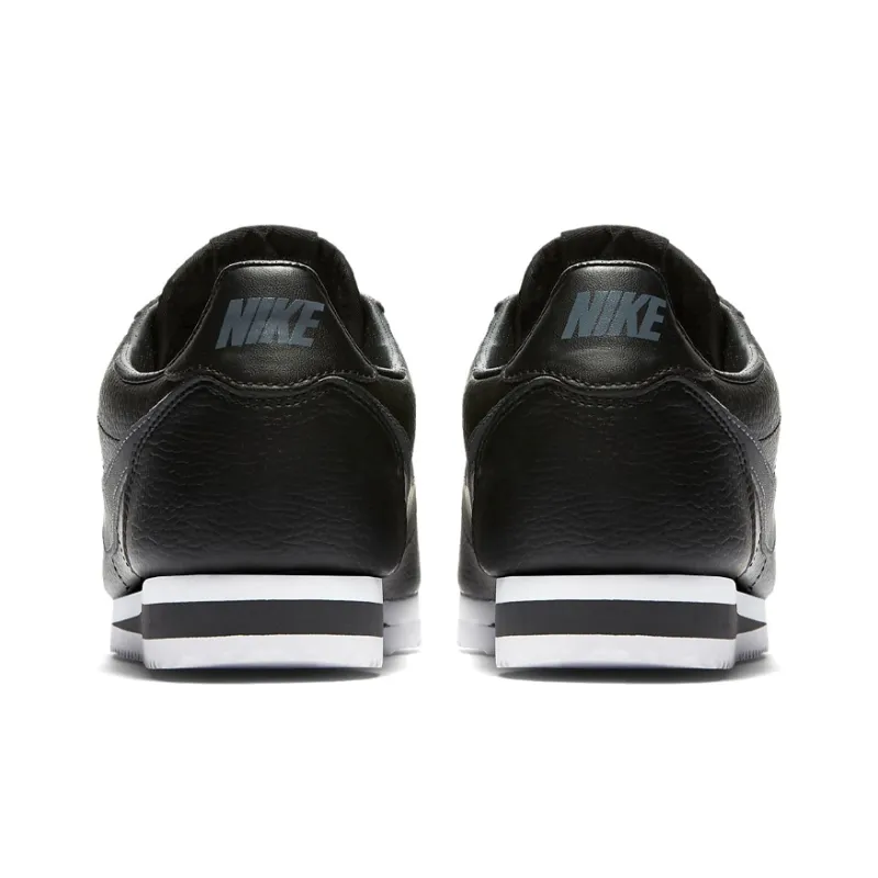 Nike Classic Cortez Leather Black/Dark Grey White-4