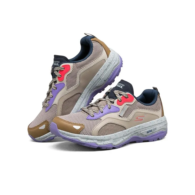 Skechers GO RUN Cushioning Anti-Slip And Wear-Resistant Low-Top Casual Running Shoes Women's Taupe-2