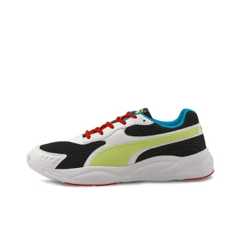 PUMA 90s Runner Non-slip Lightweight Low-Top Casual Running Shoes Unisex Black Yellow White
