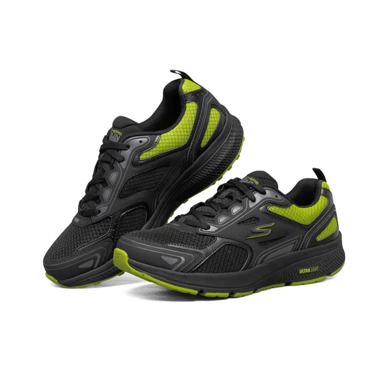 Skechers Go Run Consistent Black/Yellow-2