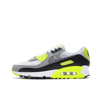 Nike Air Max 90 White Particle Grey Volt Women's