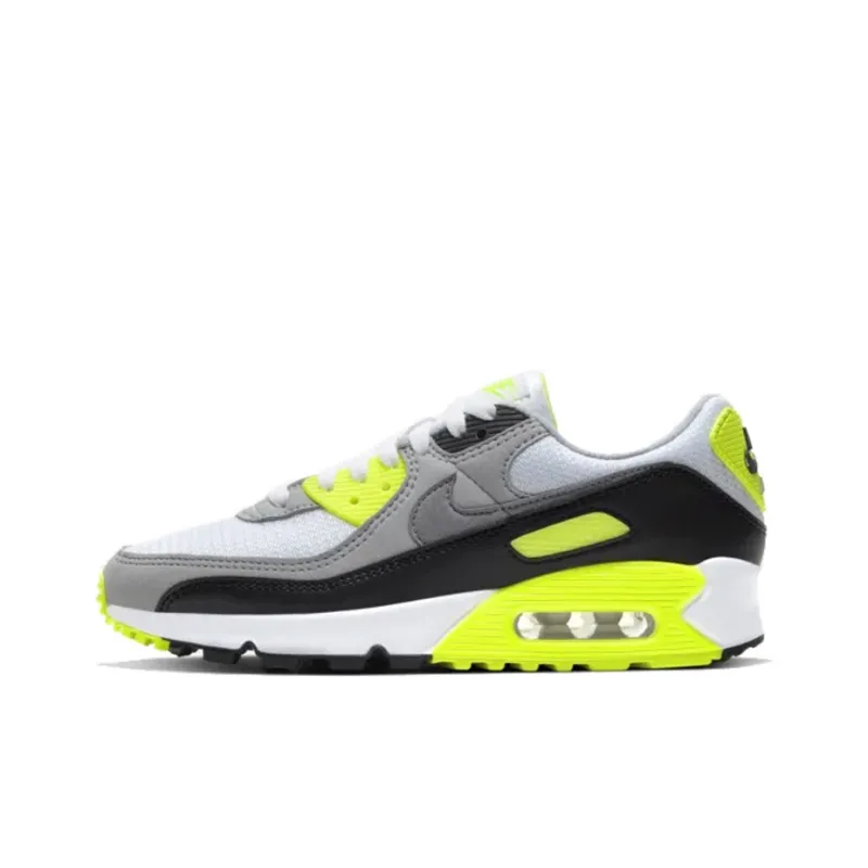 Nike Air Max 90 White Particle Grey Volt Women's-0