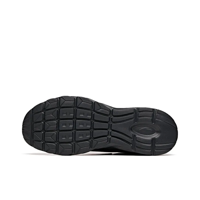 Anta Running Collection Wear resistant And Waterproof Low Top Running Shoes Men's Black-4