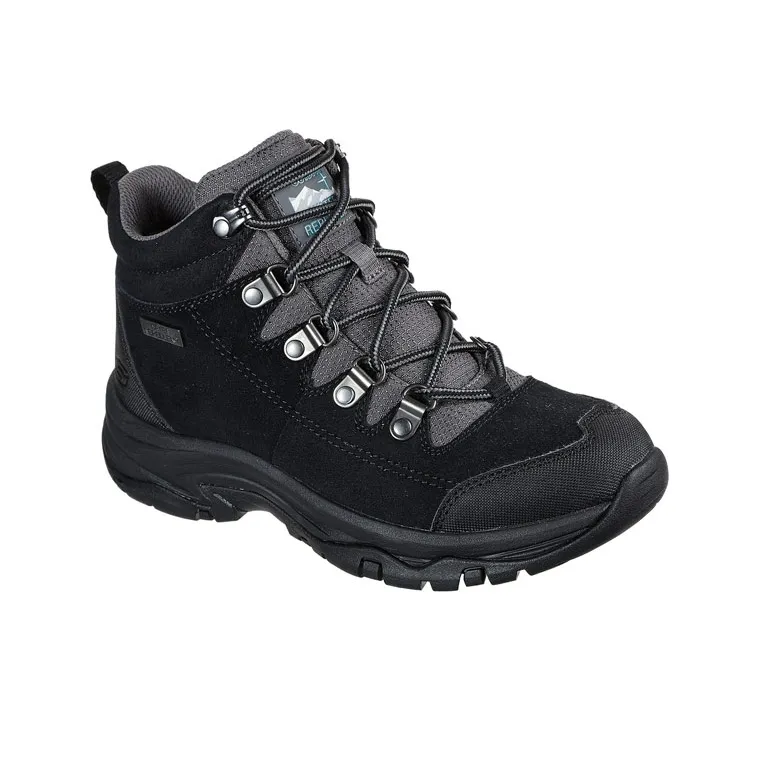Skechers Trego El Captian High Top Black Women's-2