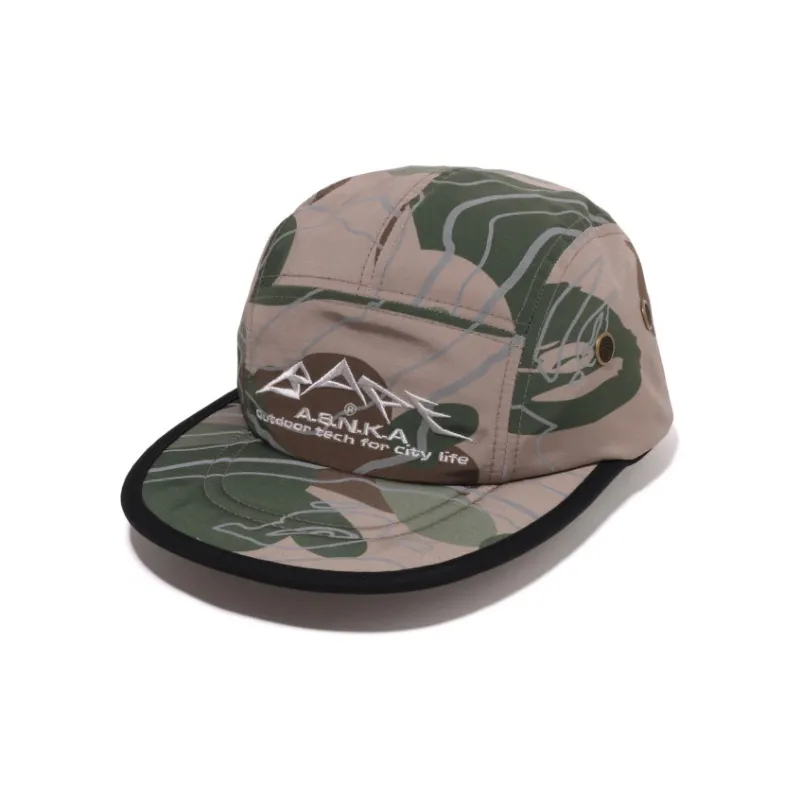 A BATHING APE Layered Line Camo Jet Cap-0