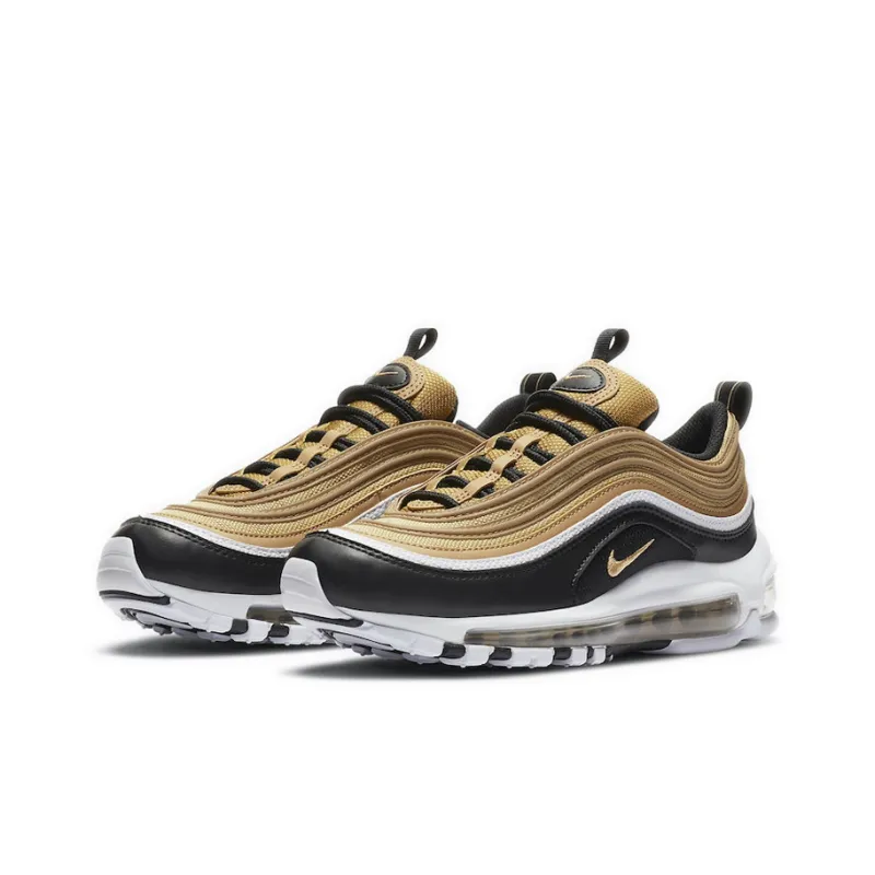 Nike Air Max 97 Metallic Gold Black White GS-2