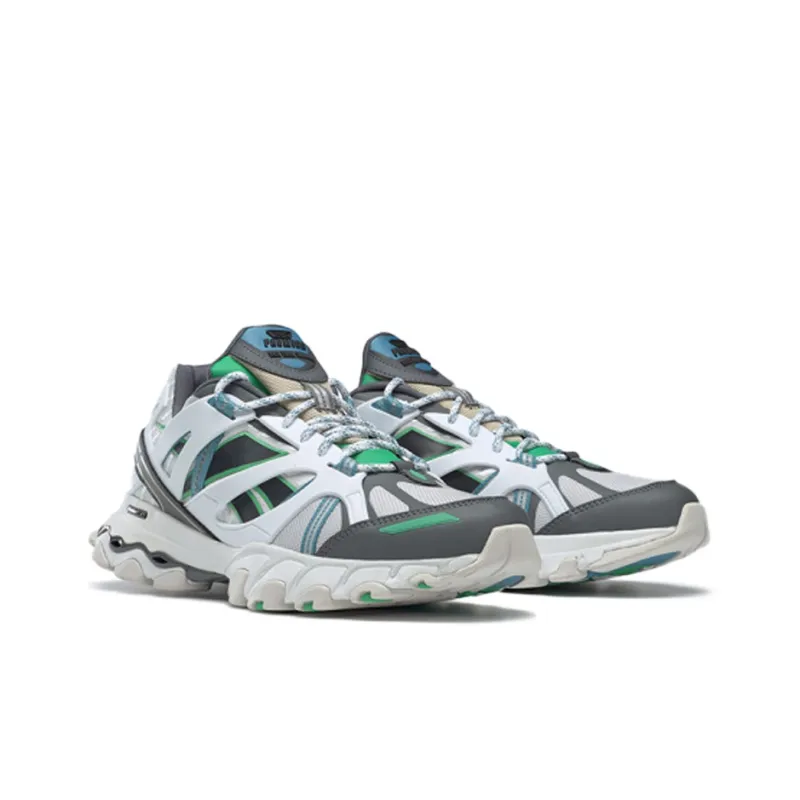 Reebok White Dmx Trail Shadow White/Green-2