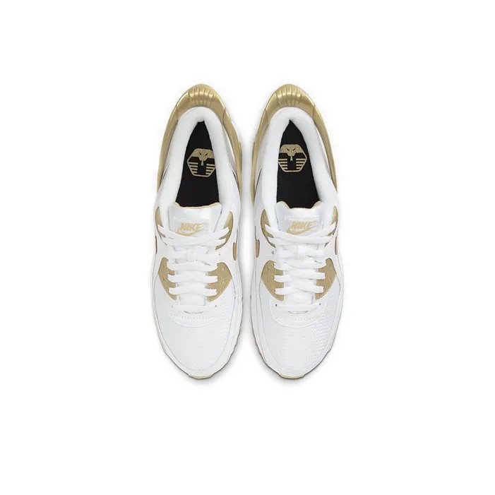 Nike Air Max 90 Flyease White Gold-4