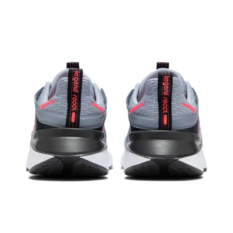 Nike Legend React 2 Obsidian Mist Laser Crimson-4