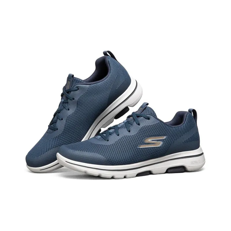 Skechers Go Walk 5 Low Blue/White-2