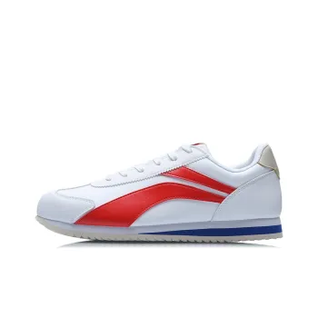 LiNing 3K Running Shoes Unisex White Red Classic Casual