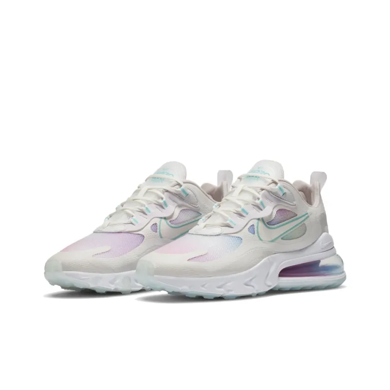 Nike Air Max 270 React Summit White Bleached Aqua Women's-2