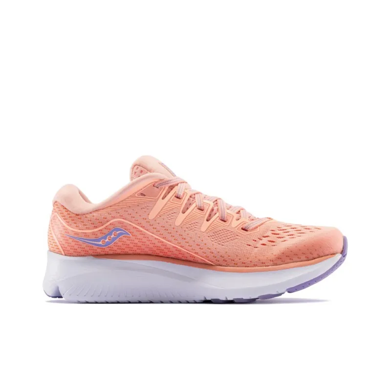 Saucony Ride ISO2 Low-Top Running Shoes Women's Peach Red-1