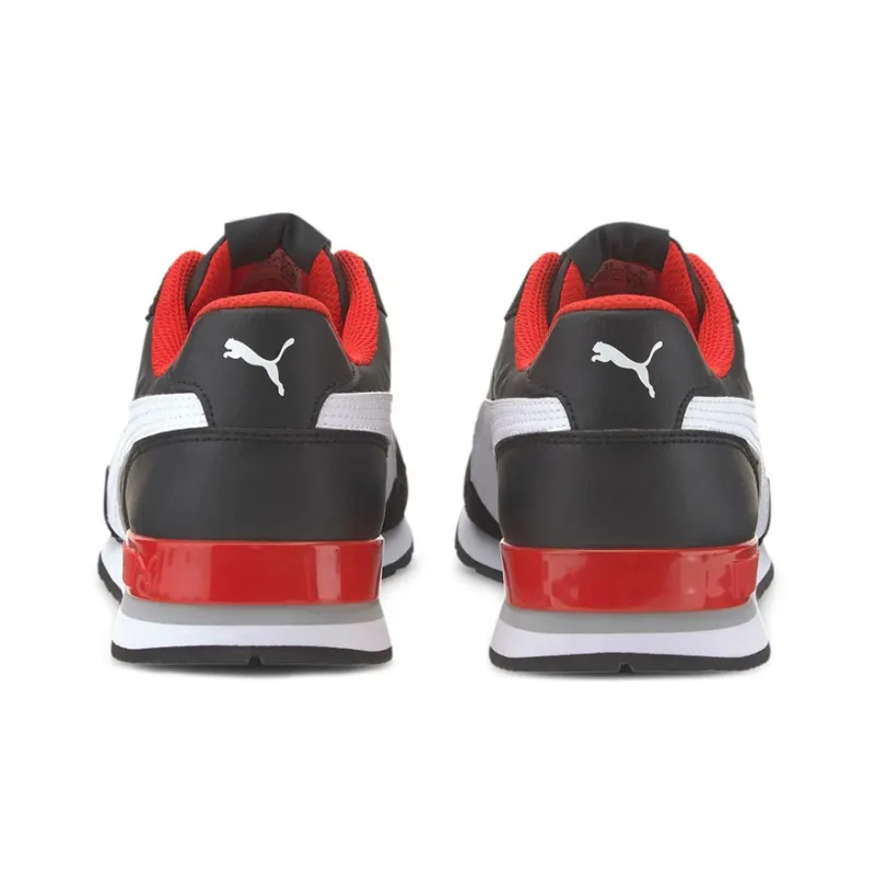 PUMA St Runner V2 Black/White/Red-4