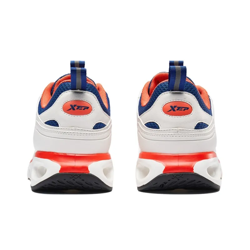 XTEP Shock Absorbers Low Top Sports Running Shoes Men's Beige Orange-2