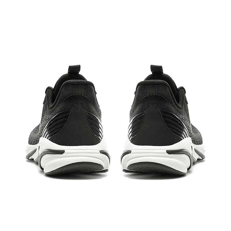 Anta Running Collection Slip Resistant Breathable And Warm Low Top Running Shoes Men's Black Gray-2