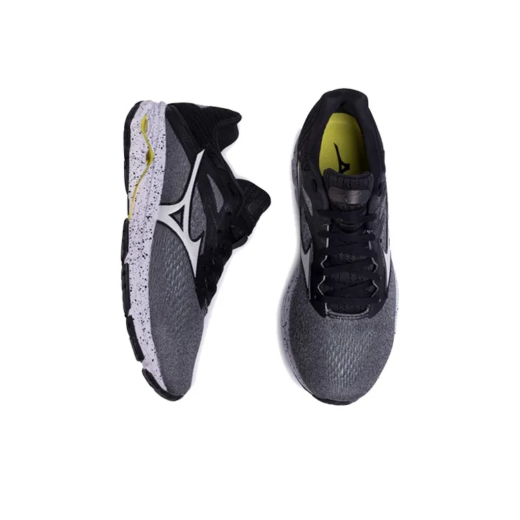 Mizuno Wave Rider 23 'Grey Black White'-4