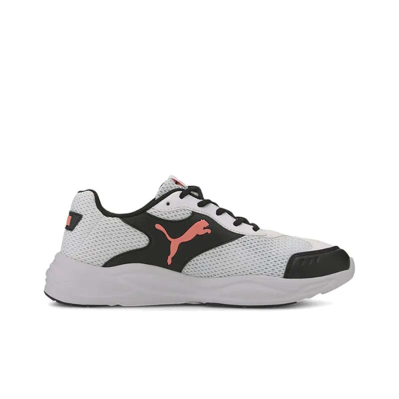 PUMA 90s Runner Slip-Resistant Cushioning Lightweight Low-Top Running Shoes Unisex Gray Black Orange-1