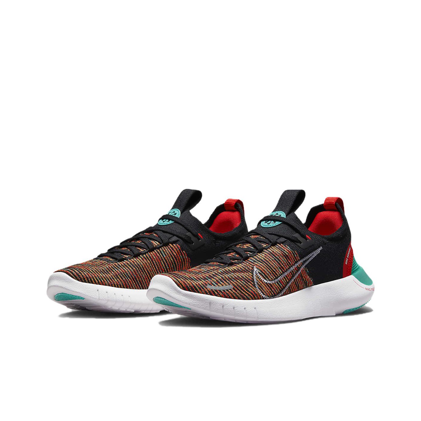 Nike Free RN Black Picante Red Women's US W 6.5 - POIZON