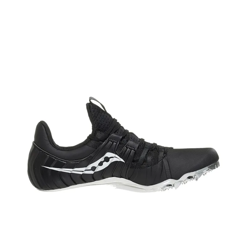 Saucony Showdown 5  Decisive Battle Support Low Top Running Shoes Men's Black White-1