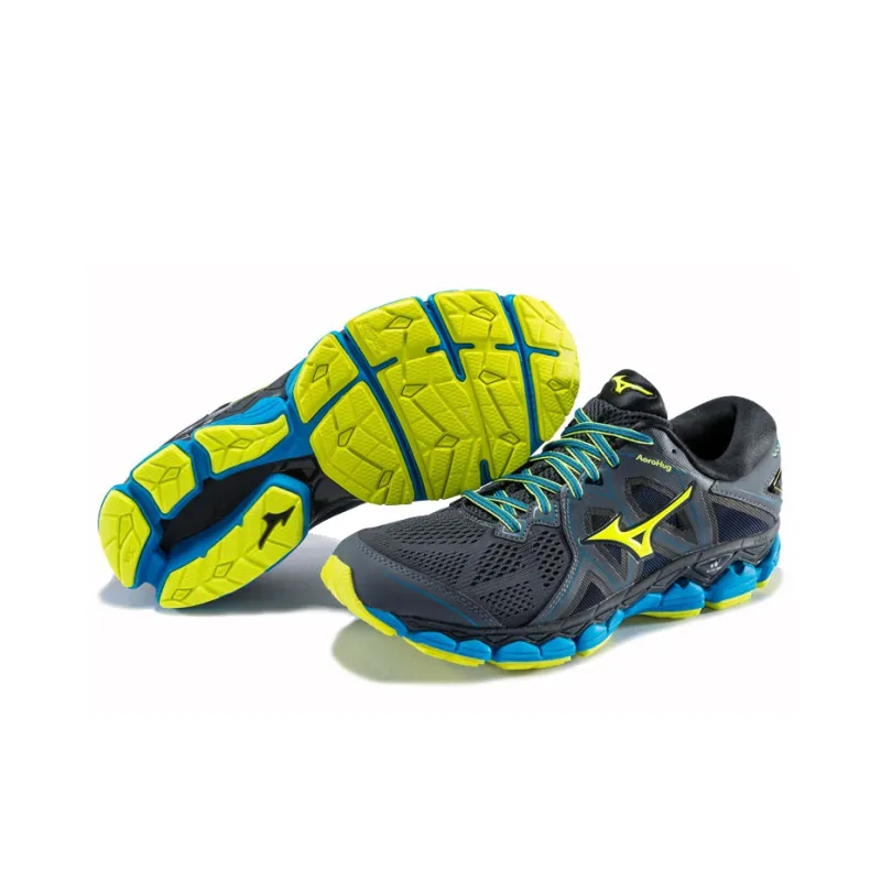 Mizuno Sky 2 Grey/Black/Yellow-4