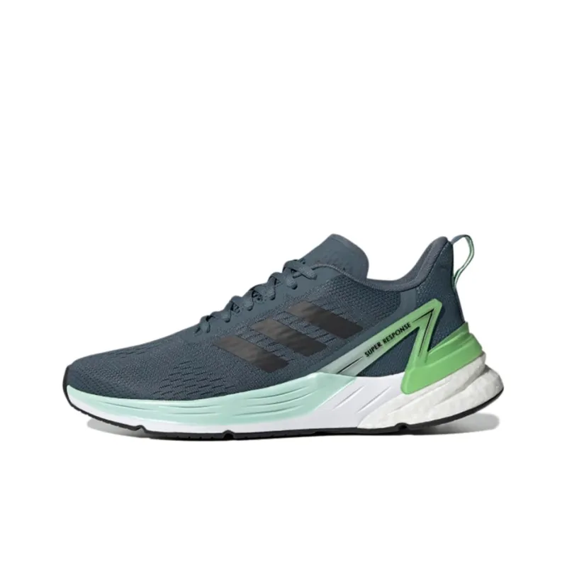 Adidas Response Super Running Shoes Women's Low-Top Blue/White/Green-0