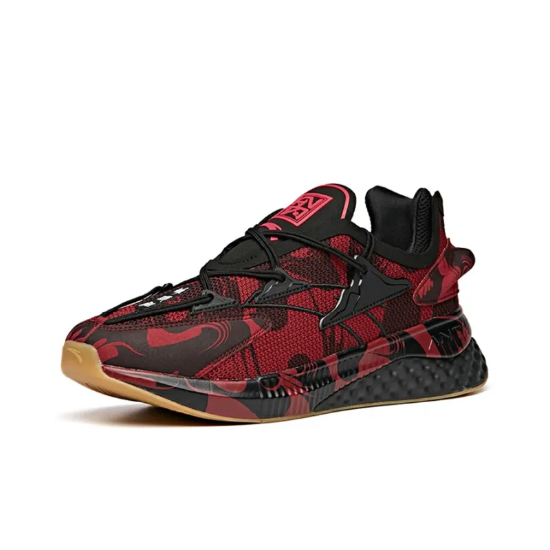 LIBAI x Anta Low-Top Running Shoes Men's Black Red-1