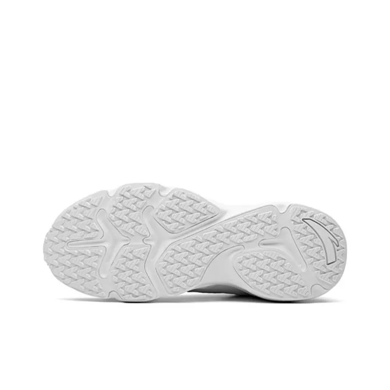Anta Cushioning Warm Mid-Top Running Shoes Men's Pure White-5