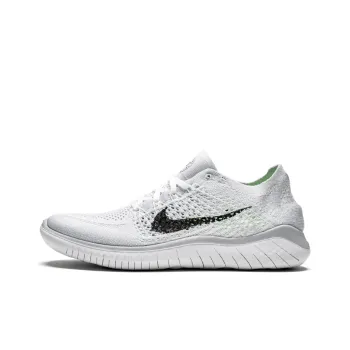 Nike Free Rn Flyknit 2018 White Pure Platinum Women's