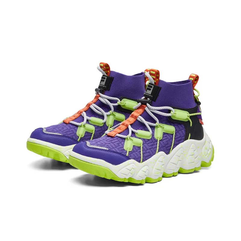 FILA Apennines Hi Top Purple/Green Women's-3
