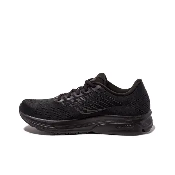 Saucony Ride 13 Cushioning Anti-Slip Wear-Resistant Breathability Low-Top Running Shoes Men's Black Standard M