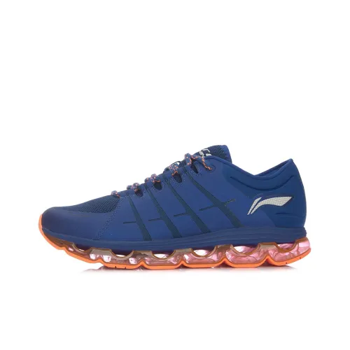 LINING Air Cushion Arc Running Shoes Unisex Low-Top Blue/Orange