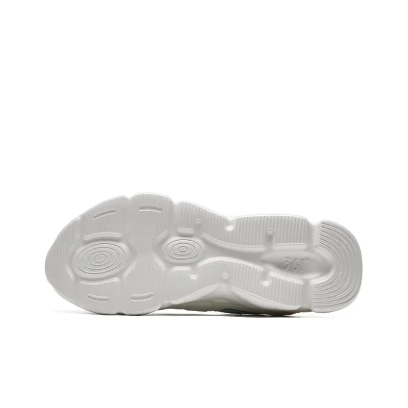 361° Low-Top Running Shoes Men's White Green-3