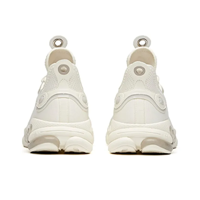 Anta A Jelly Running Collection Low Top Running Shoes Women's Light Beige White-3