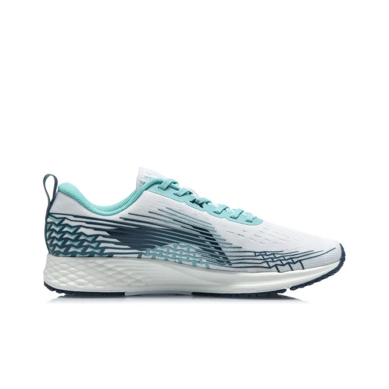 LiNing Red Hare 4 V2 Abrasion Resistant Breathable Low Top Running Shoes Men's White Blue-1