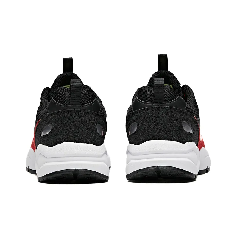 Anta Slip-Resistant Cushioning Wear-Resistant Breathable Low-Top Running Shoes Men's White Black-3