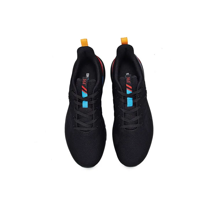 361° Running Shoes Men Low Top Black/Blue/Red-1