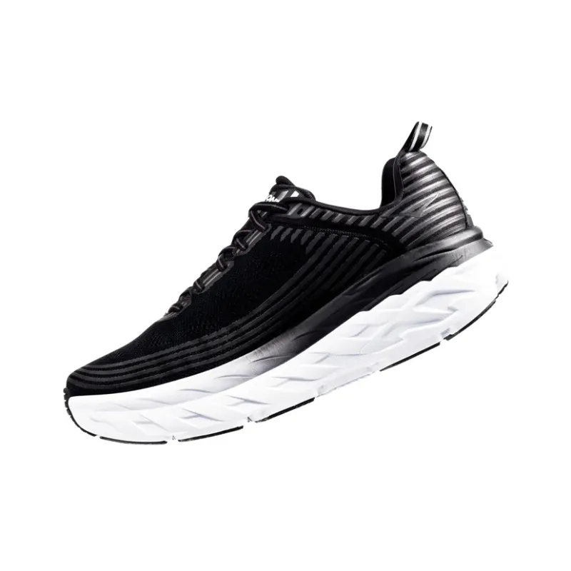 HOKA ONE ONE Bondi 6 Black White-3
