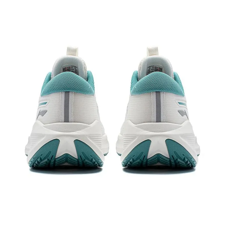 LiNing Wave V2 Cushioning, Slip Resistant, Abrasion Resistant, Breathable Low Top Casual Running Shoes Men's Mist White-3