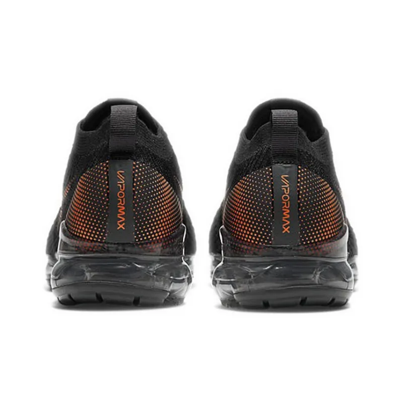Nike Air VaporMax Flyknit 3 Black Total Orange Dark Smoke Grey-4