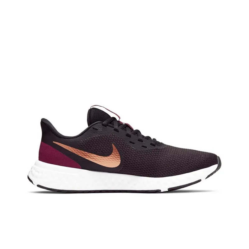 Nike Revolution 5 Black/Purple/Gold Women's-1