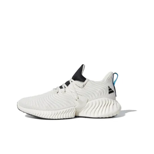 Adidas Alphabounce Instinct Running Shoes Men Mid-Top Gray/White