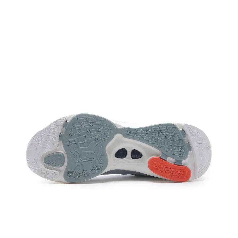 LiNing Arashi Cushioning Anti Slip And Wear Resistant Low Top Running Shoes Water Gray Green-4