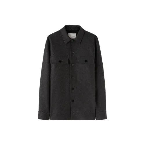 JIL SANDER Jackets Men Black Gray