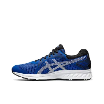 Asics Jolt 2 Slip Resistant, Abrasion Resistant, Breathable Low Top Shoes Men's Blue Silver
