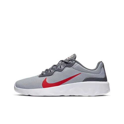 Nike Explore Strada Running Shoes Unisex Low-Top Gray/Red