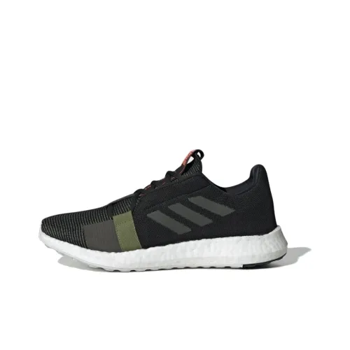 Adidas Senseboost Go Running Shoes Men Low-Top Black/Green